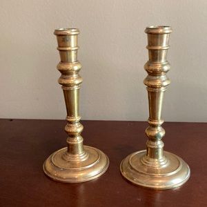 Brass candlesticks
